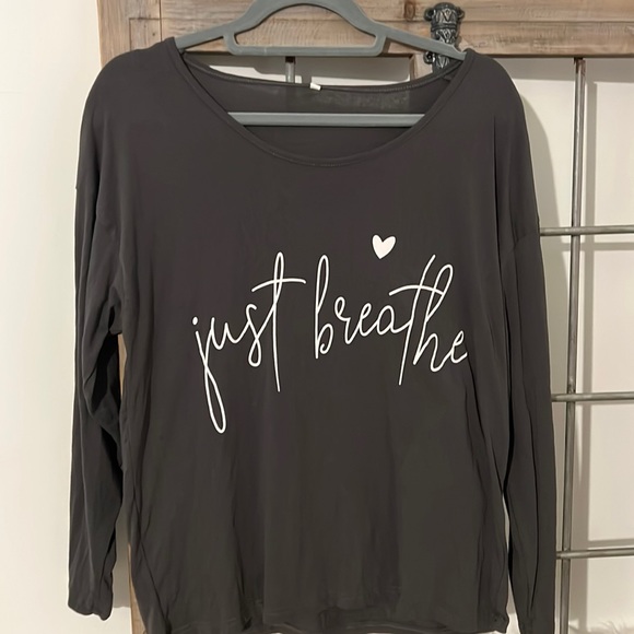 Tops - Just Breath Long Sleeve Tee